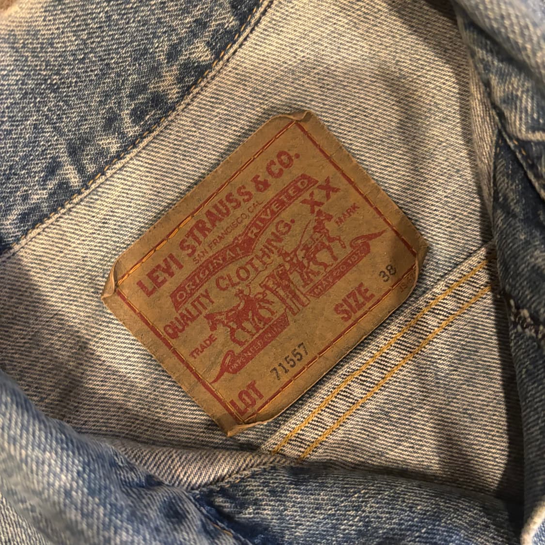 00년대 일본 lvc 71557 트러커 자켓 상품이미지3