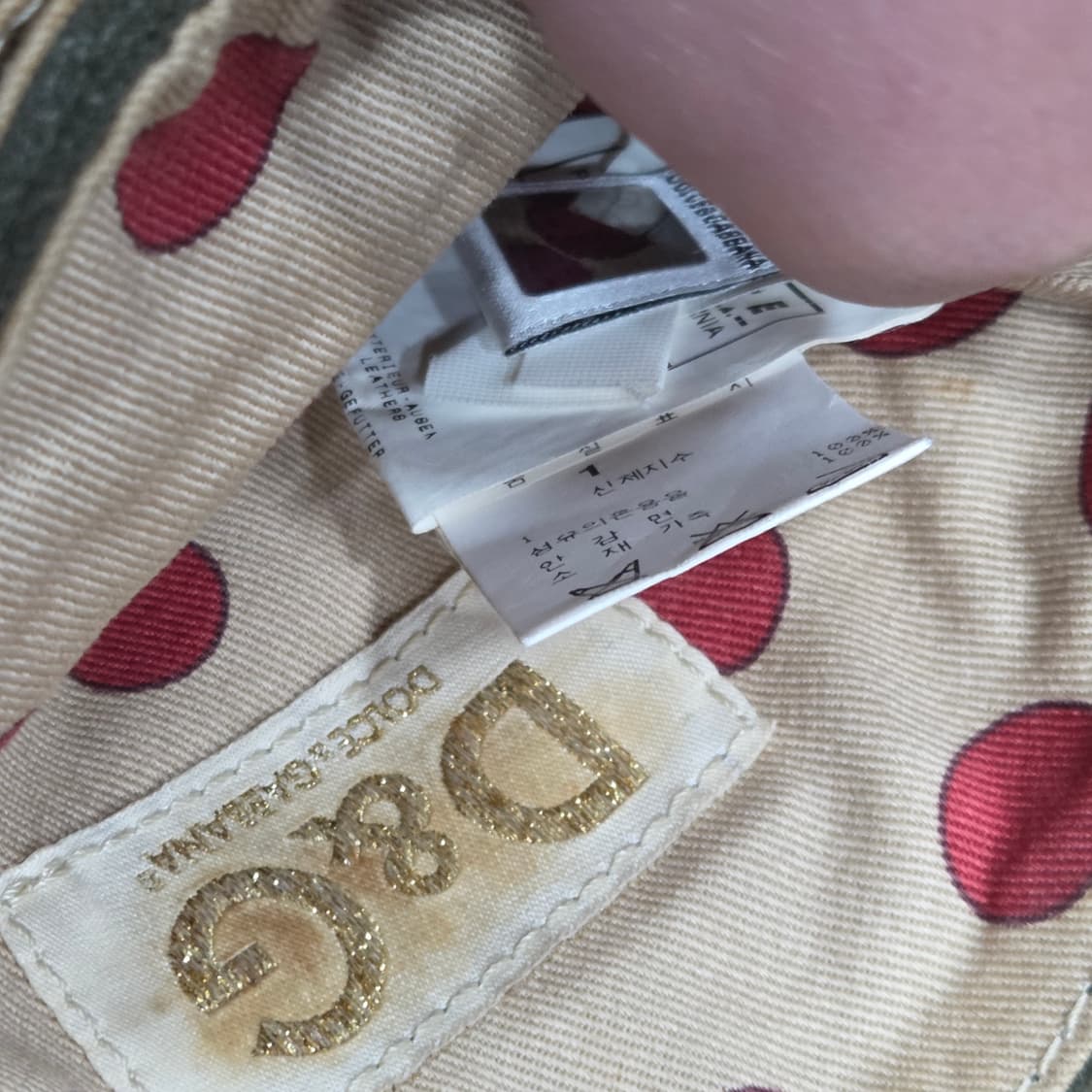 돌체앤가바나 스웨이드 미니 토트 숄더 상품이미지6