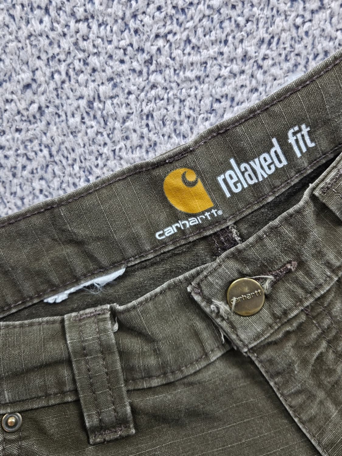 칼하트 립스탑 카고 포켓 워크 팬츠 ( 32X32 추정 ) / 11569 상품이미지7