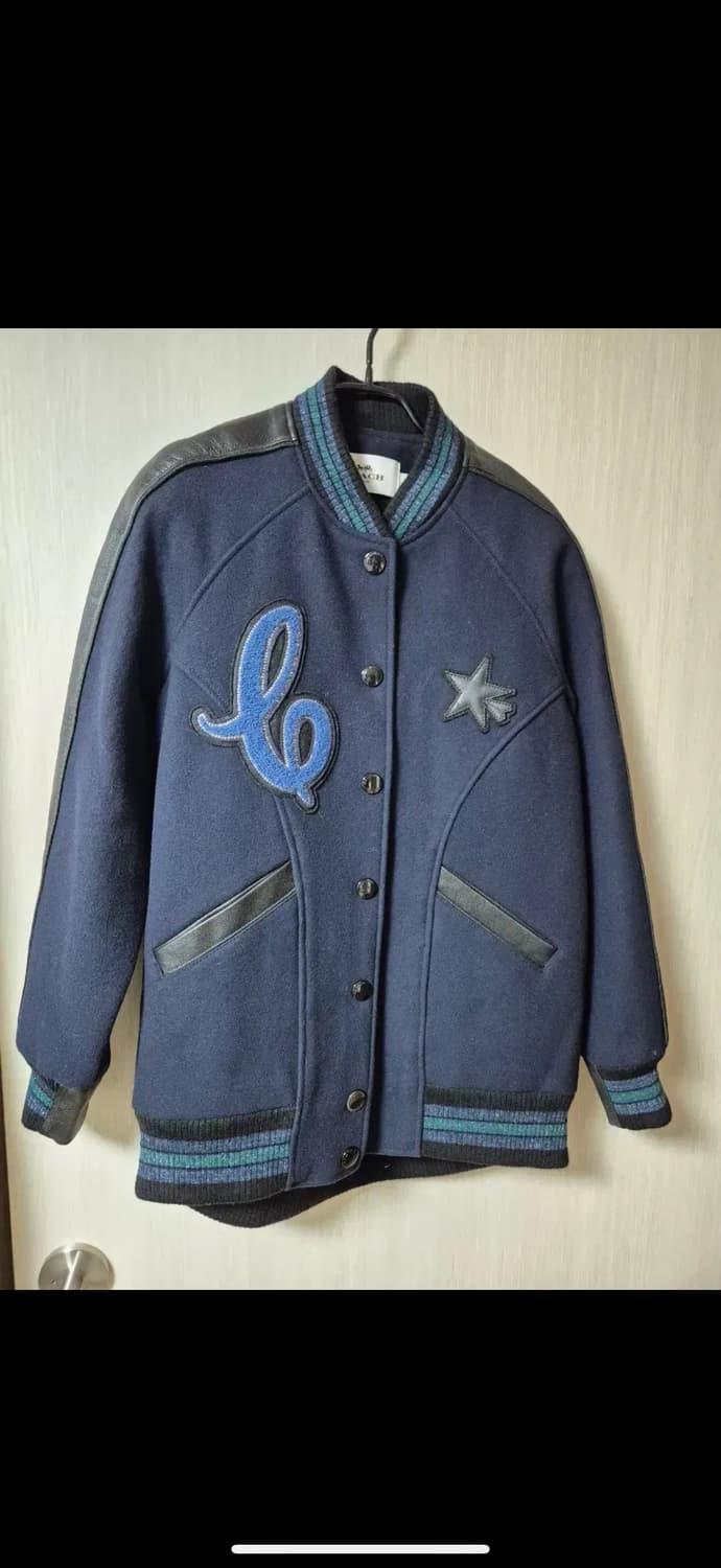 코치 레더 스타디움 자켓 상품이미지1