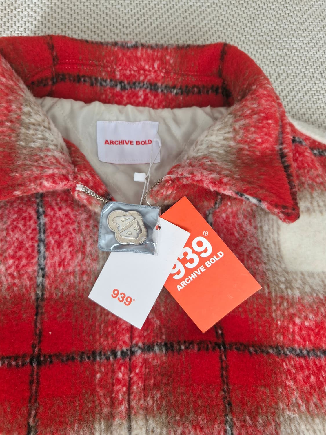 새상품 아카이브볼드 브러쉬드 플란넬 자켓 L 상품이미지1