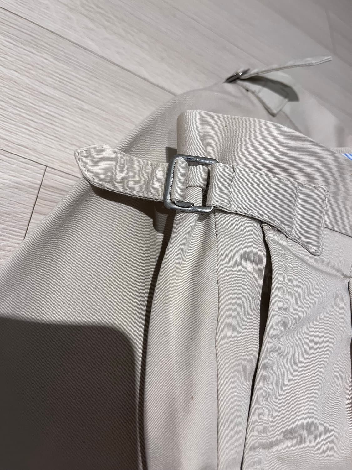 안드레아서울 링자켓 코튼 투플리츠 치노 팬츠 48사이즈 상품이미지4