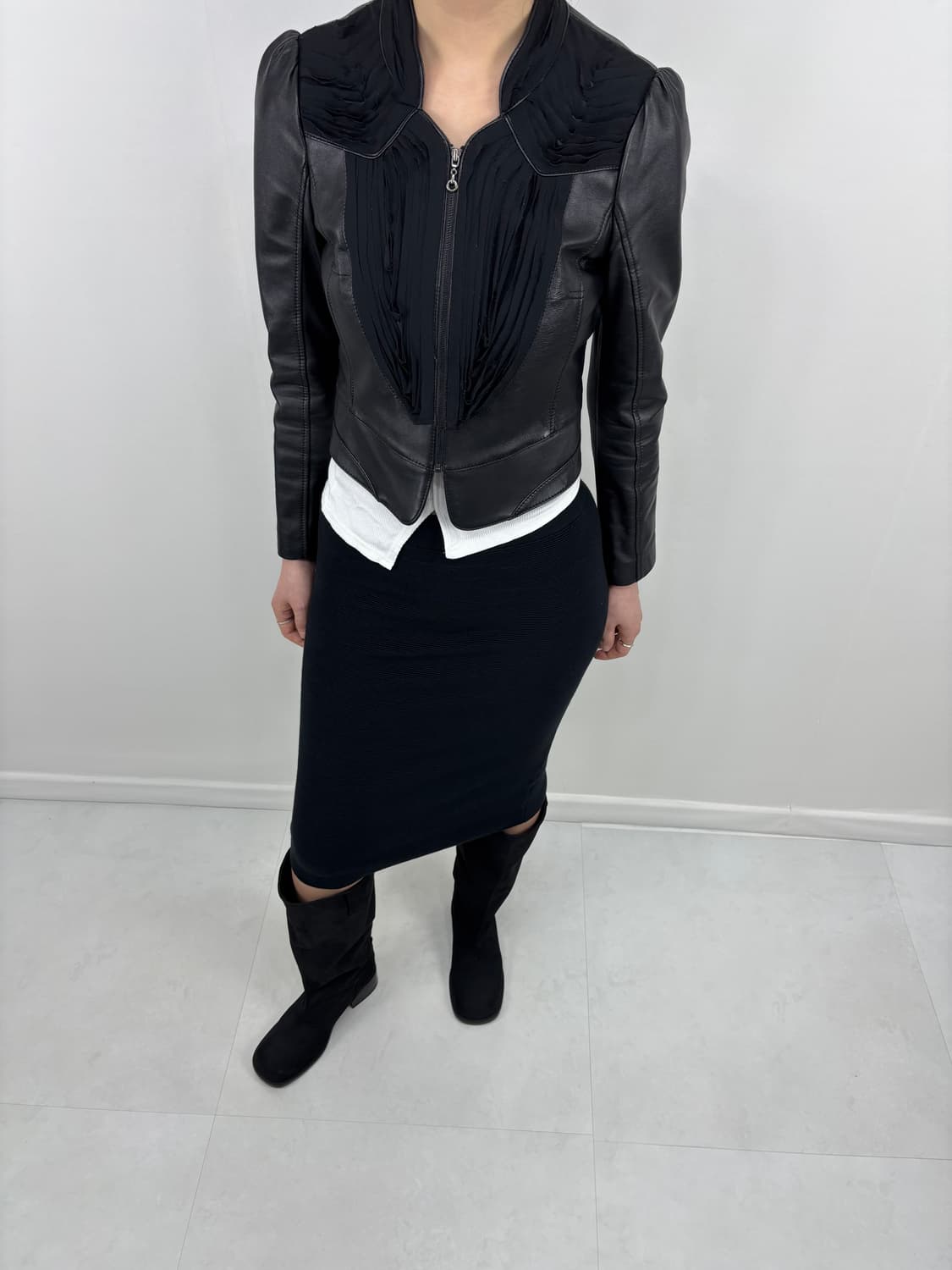 LAMBSKIN SLIT JACKET 상품이미지2