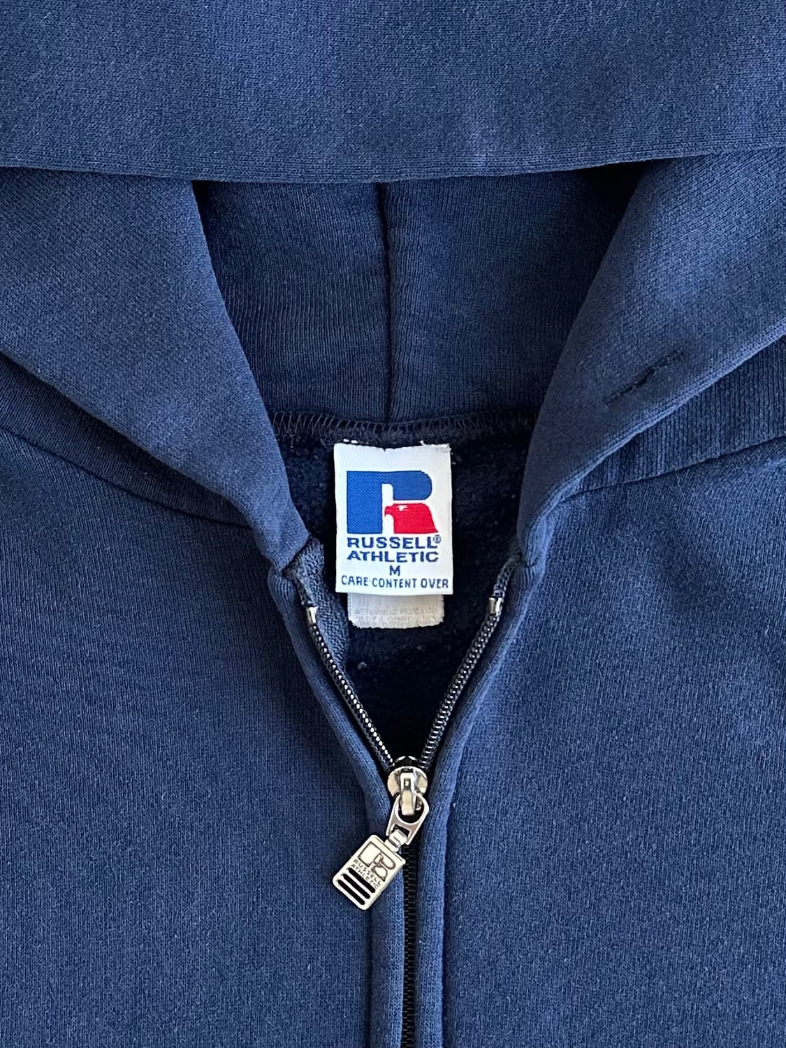 90s 빈티지 러셀 후드집업 네이비 M 상품이미지6