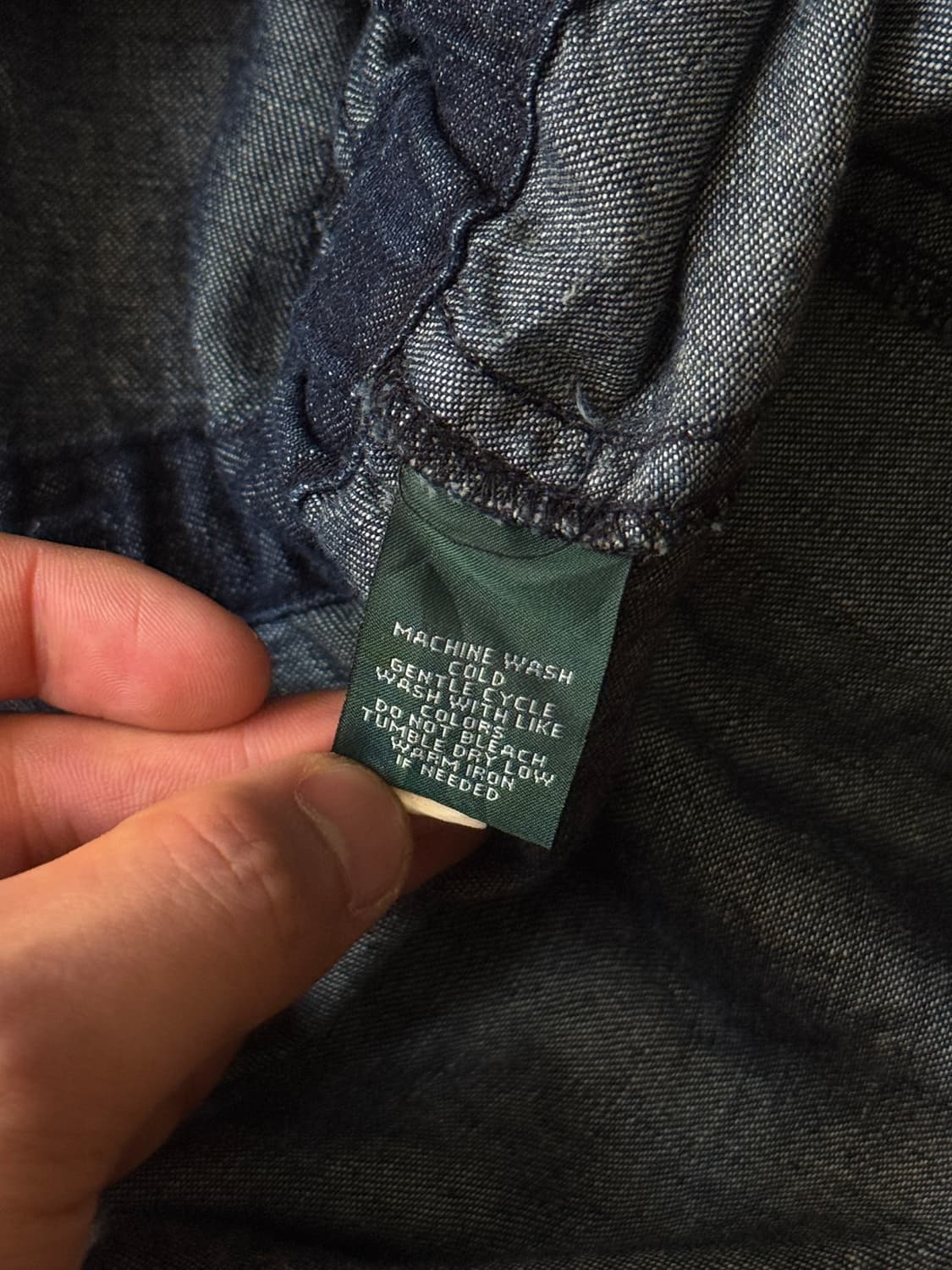 [XL]로렌 랄프로렌 데님 후드 마운틴 자켓 상품이미지7