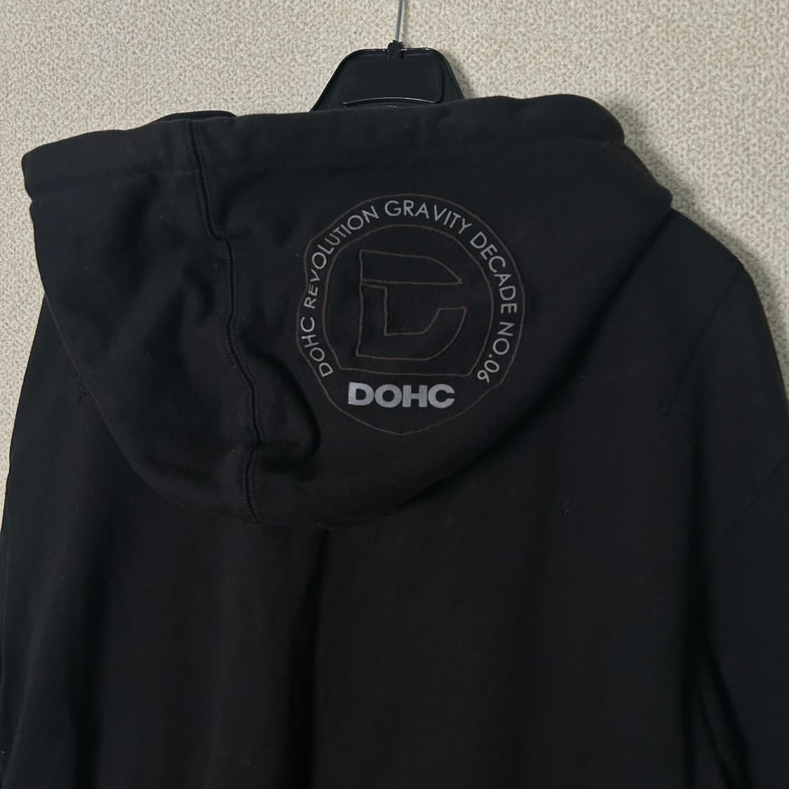 (XL) DOHC y2k 블랙 후드집업 상품이미지6