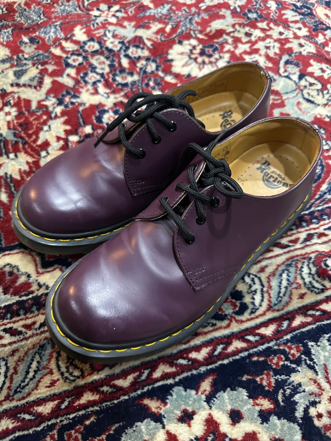 닥터마틴 3홀 퍼플 240 더비슈즈 상품이미지1
