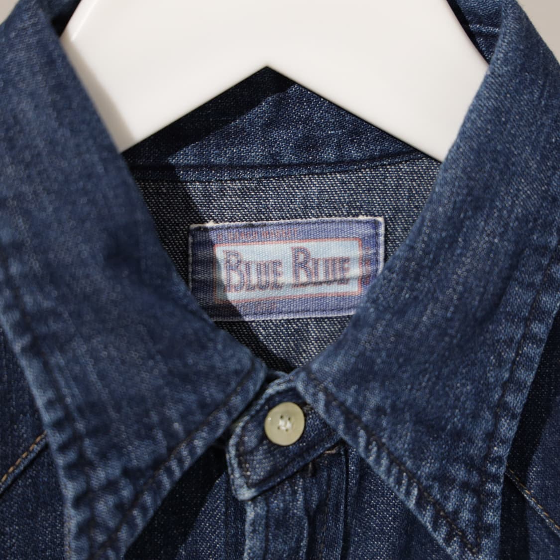 블루블루 인디고 웨스턴 데님셔츠 상품이미지5