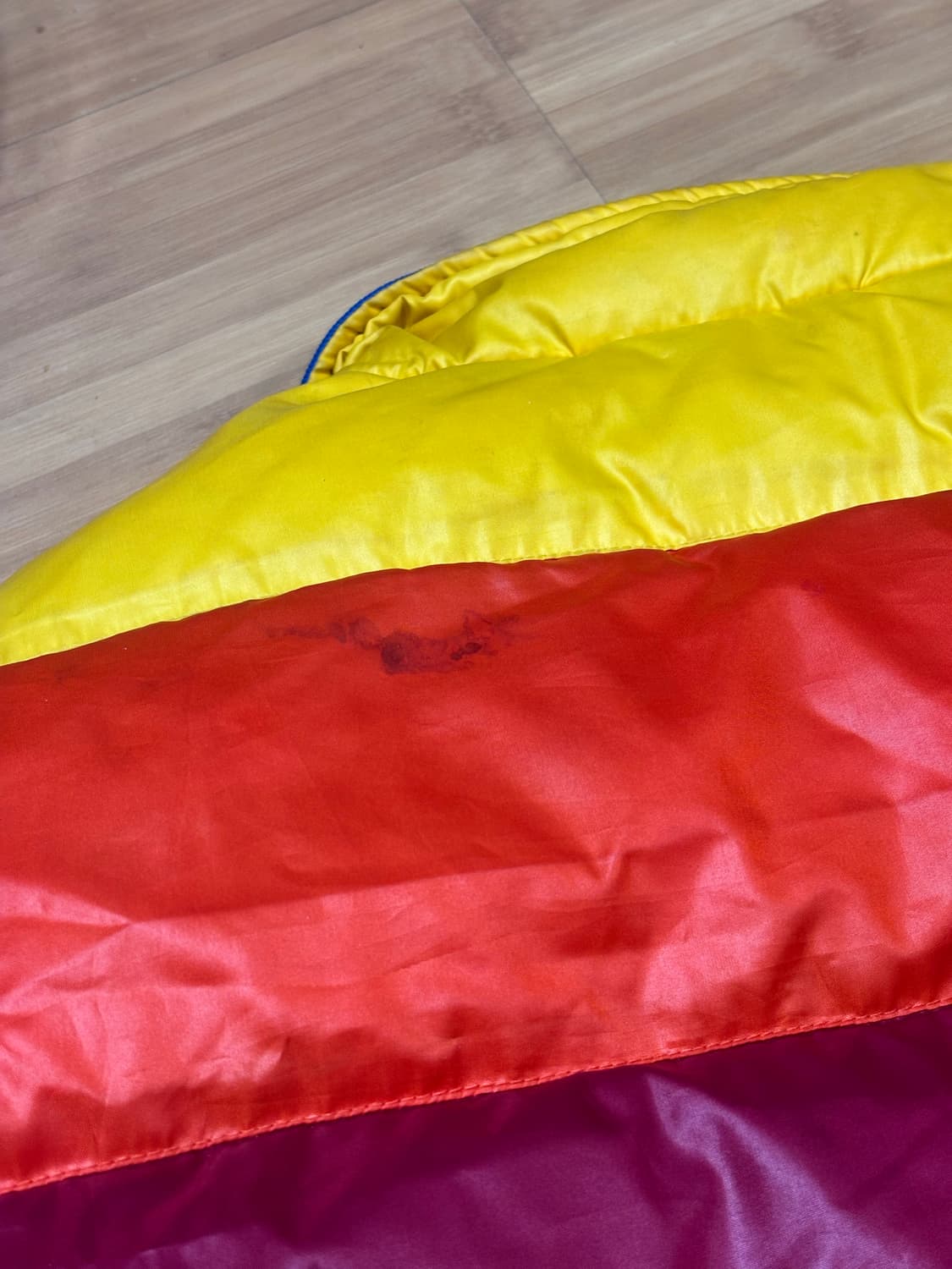 [착샷O] 아디다스 컬러블록 덕다운 오리털 패딩 상품이미지9