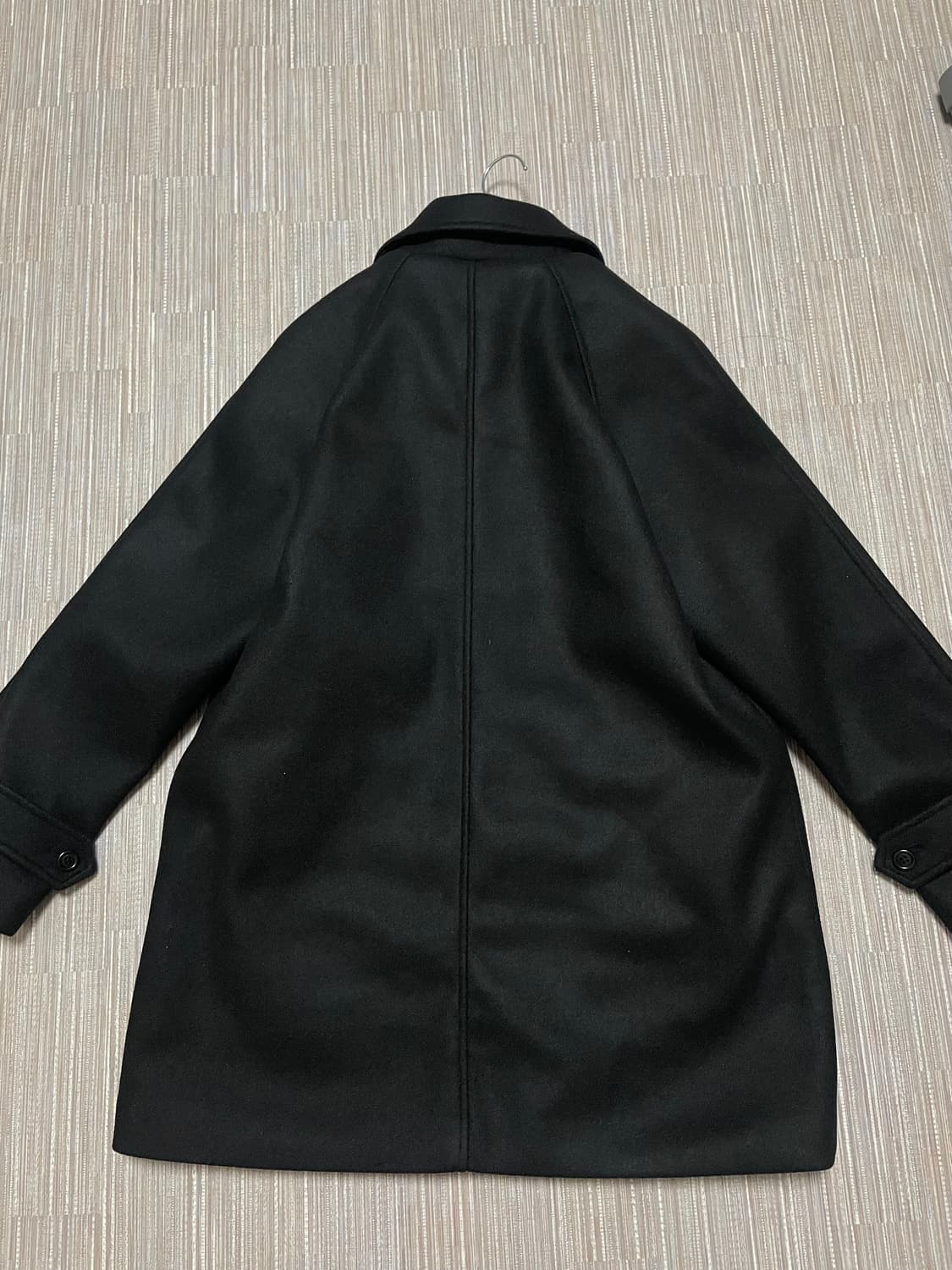 새거)프롬비기닝 헤더링 울 하프코트 발마칸 미스치프코이세이오 cos빈티지 상품이미지3