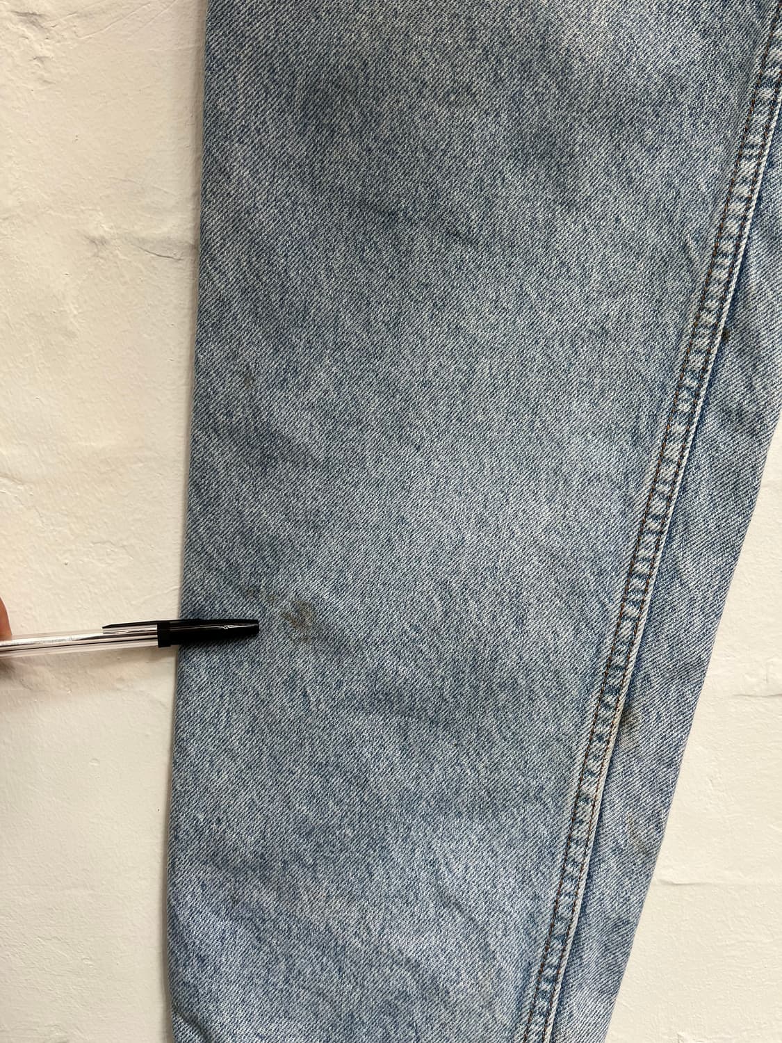 Levis 550 릴렉스드 테이퍼드 워싱 데님 진 36x34 상품이미지4