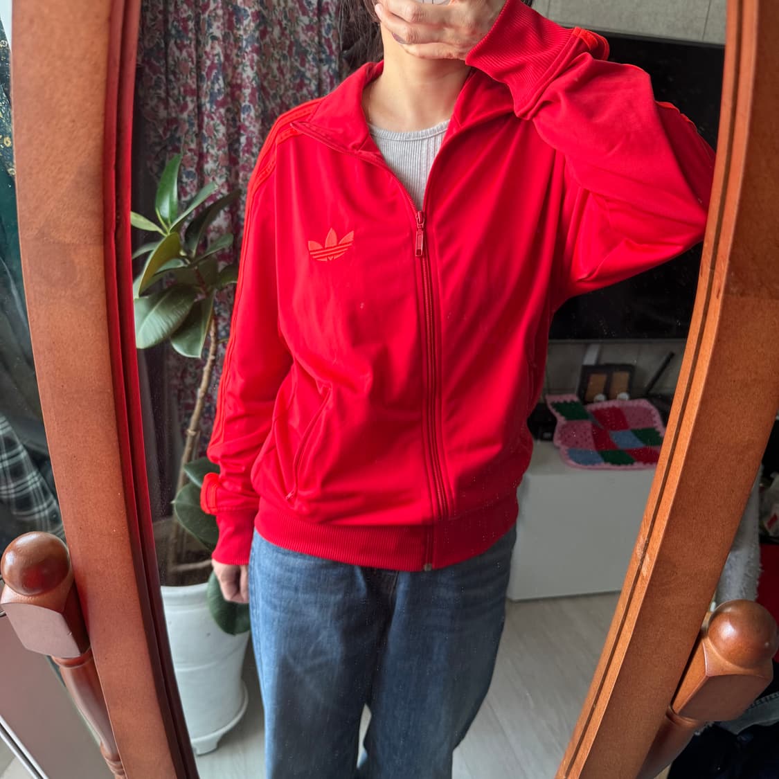 아디다스 레드 오렌지 파이어버드 져지 95 상품이미지2