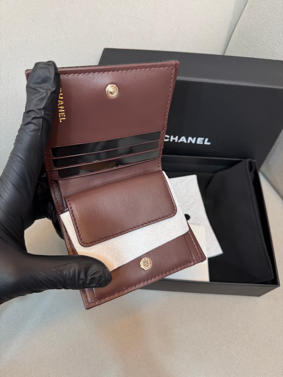 새제품 샤넬 플랩 그레인드 지갑  상품이미지3