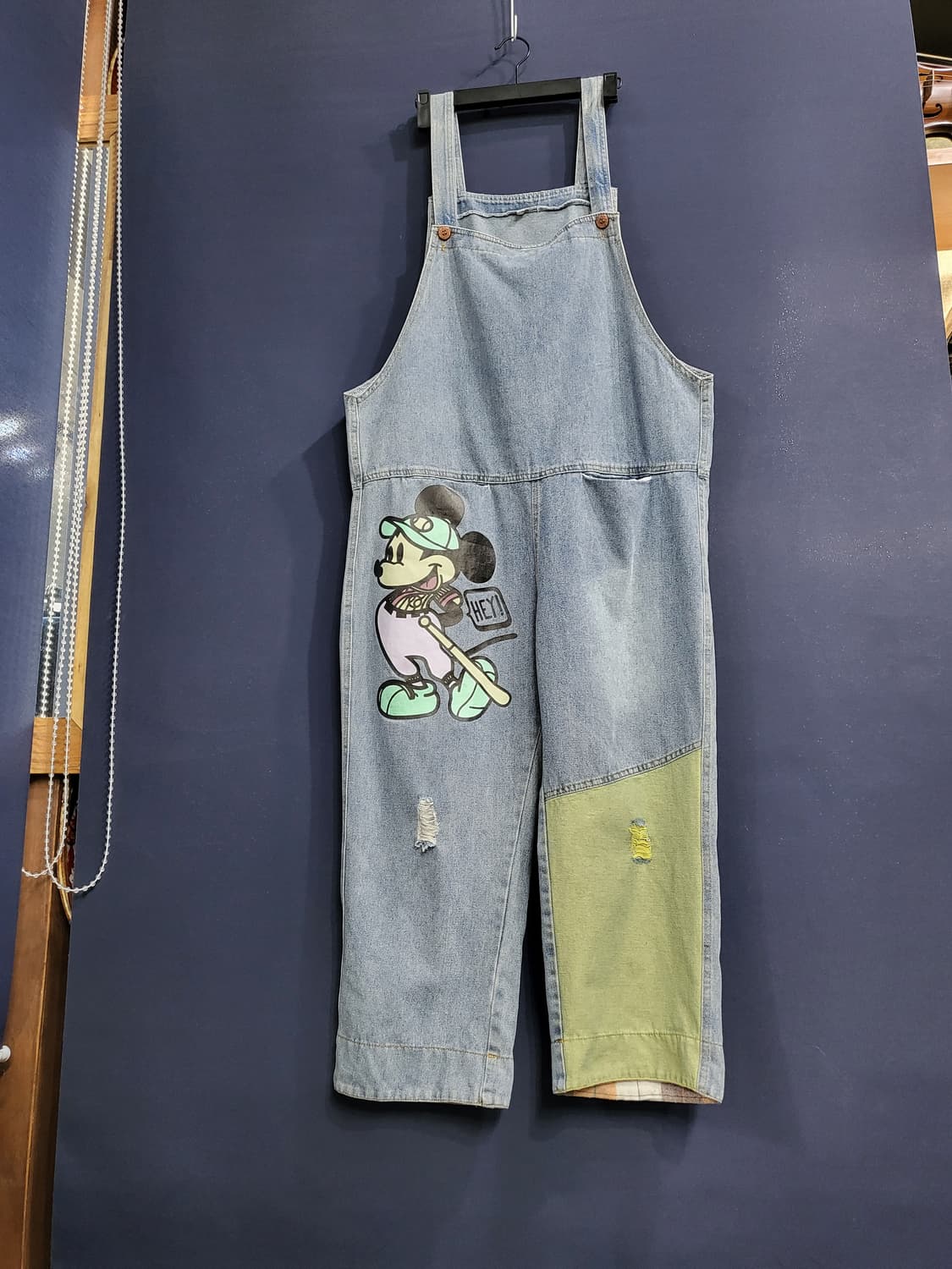 데님 점프 수트 멜빵 팬츠 상품이미지1