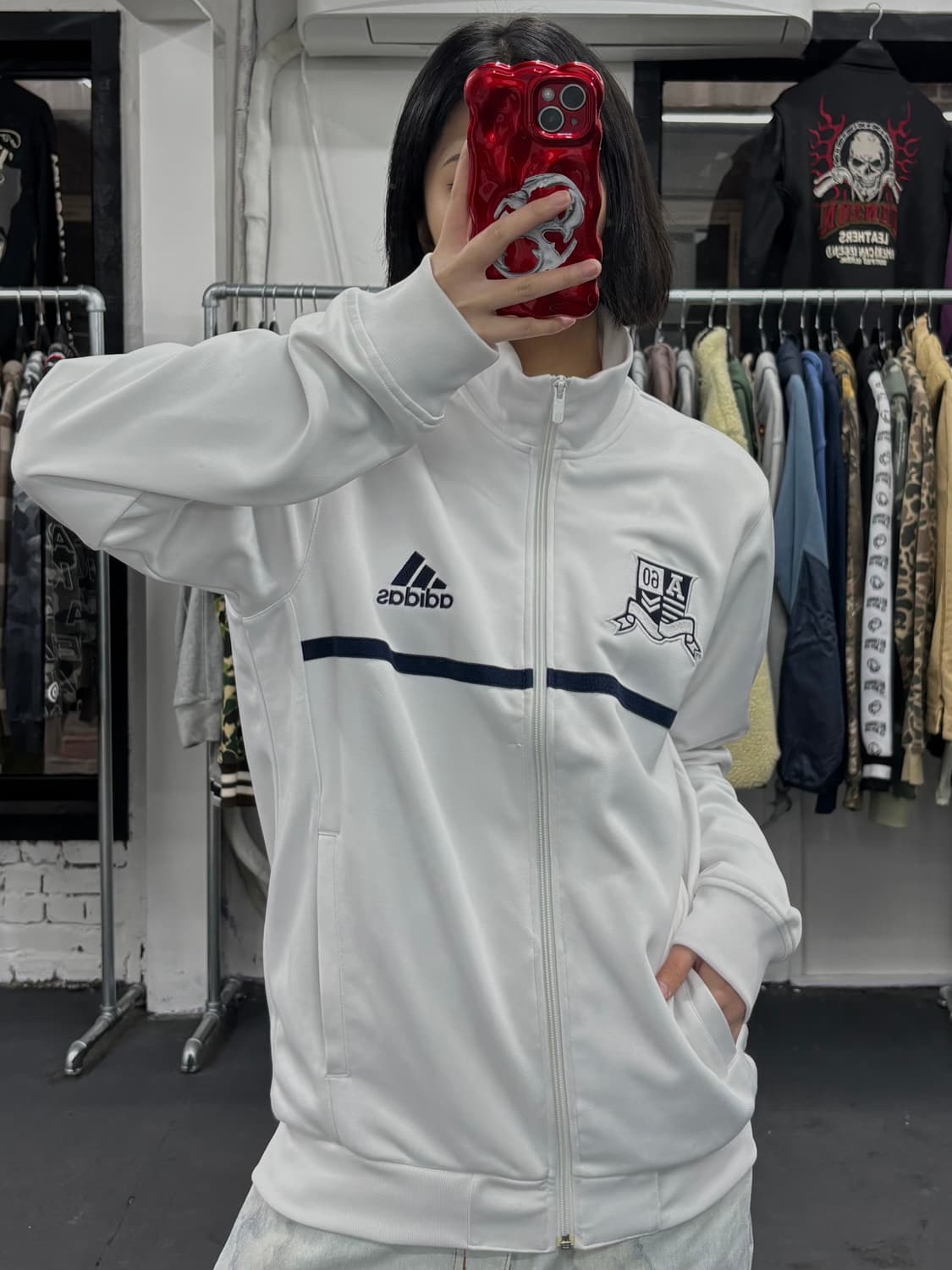 아디다스 화이트 져지 상품이미지4