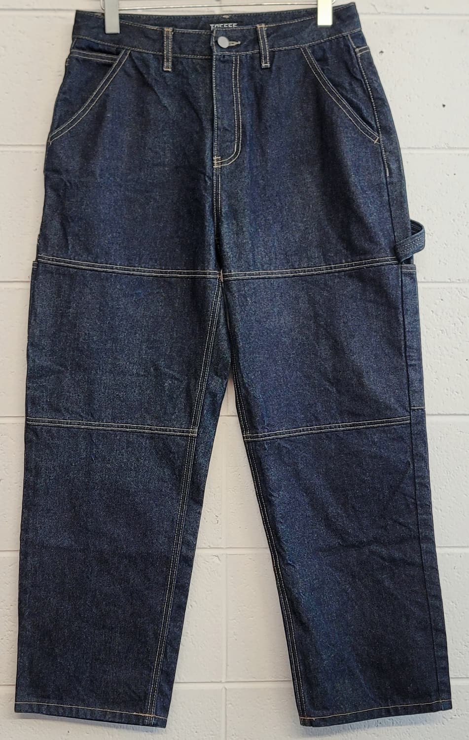 토피(TOFFEE) 카펜터 와이드 데님팬츠 판매 상품이미지1