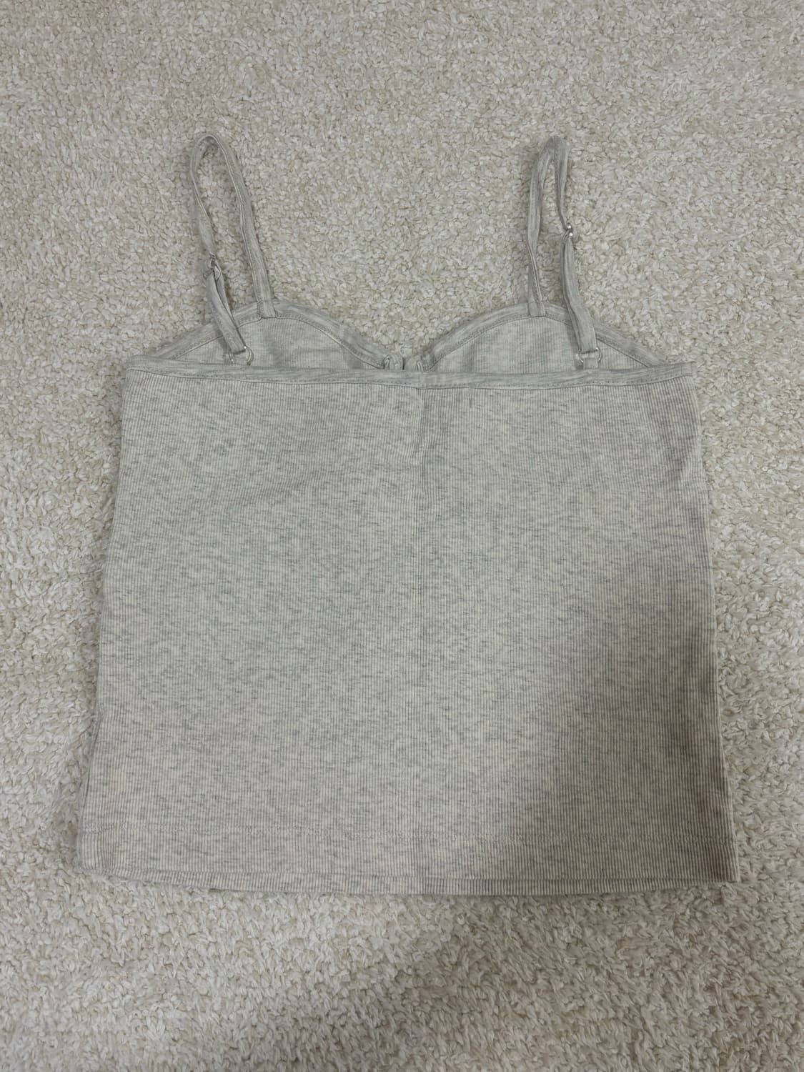 [헤더먼트] 버튼 나시 캐미솔 (오트밀 멜란지 / Free) 상품이미지6