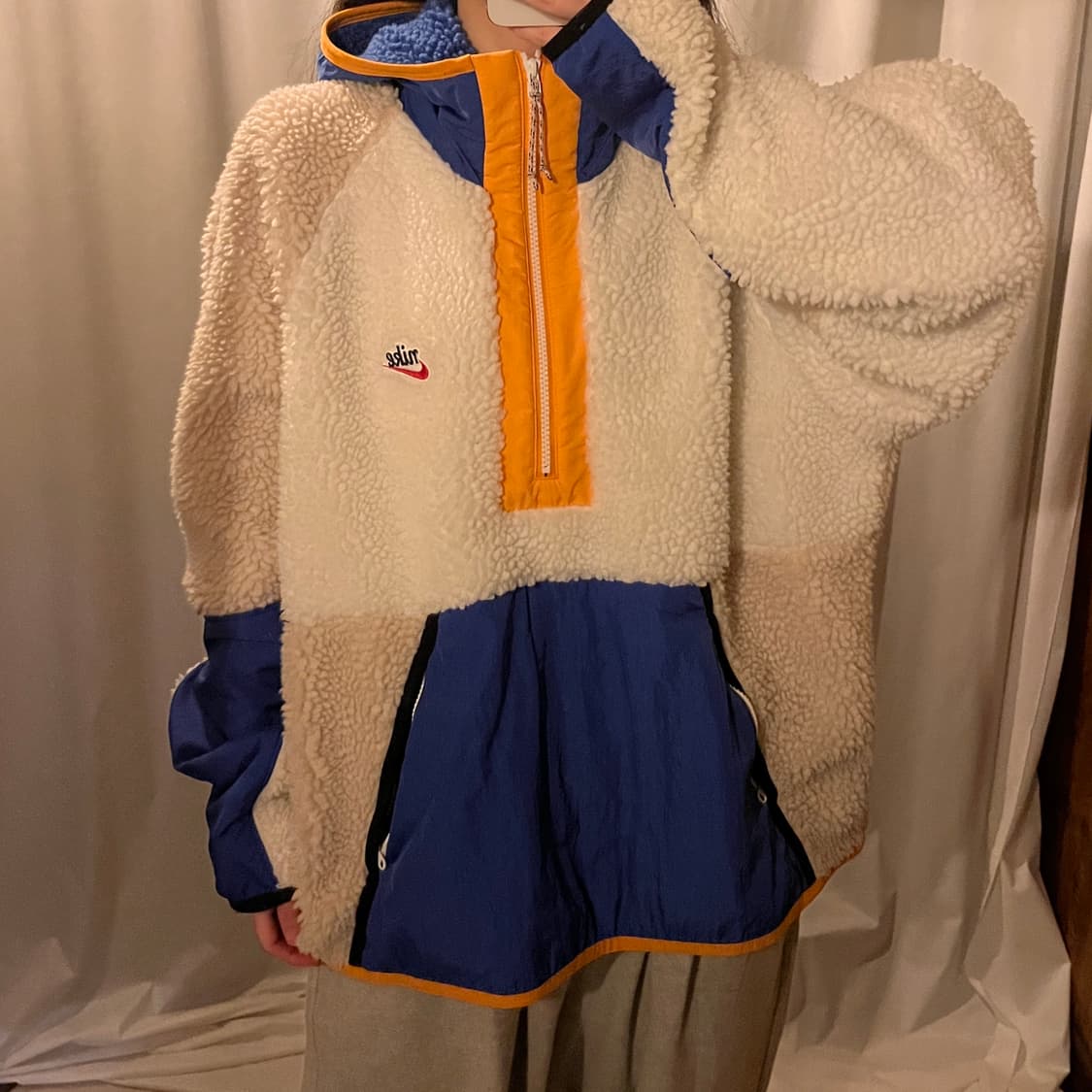 나이키 헤리티지 후드 하프집업 상품이미지2