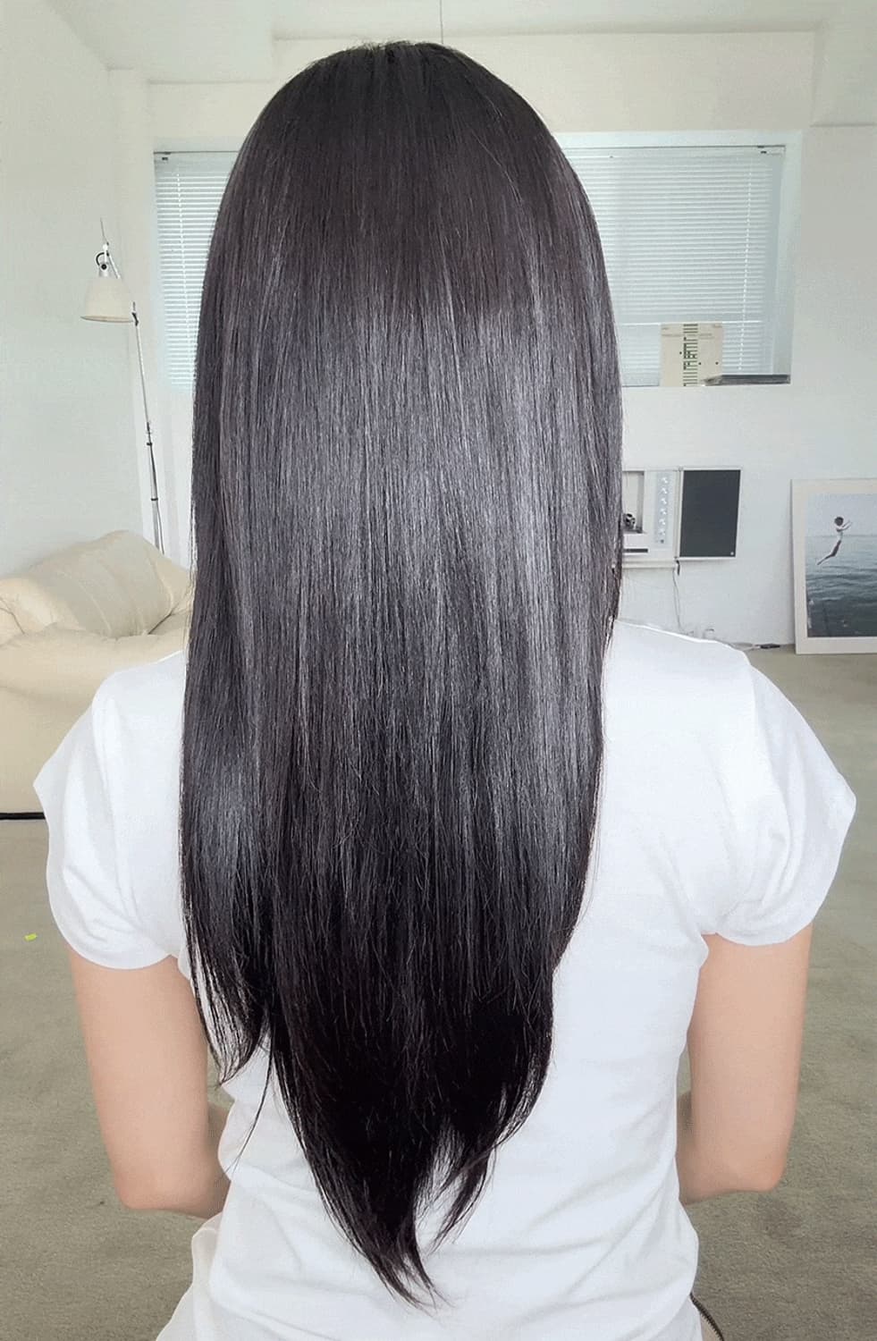 핑크에이지 100% 인모피스 45cm 다크브라운 2개 상품이미지4