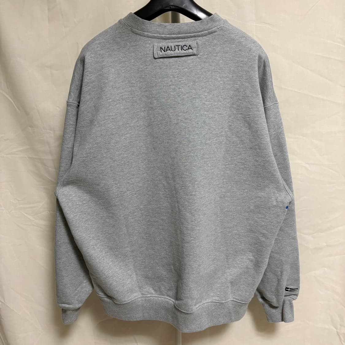 노티카 빈티지 컬렉션 아치로고 맨투맨 스웻셔츠 / 그레이, L 상품이미지8