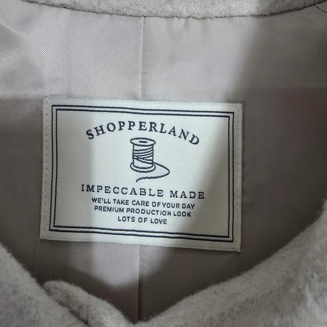 (F)여성 쇼퍼랜드 핸드메이드 울 자켓 상품이미지4