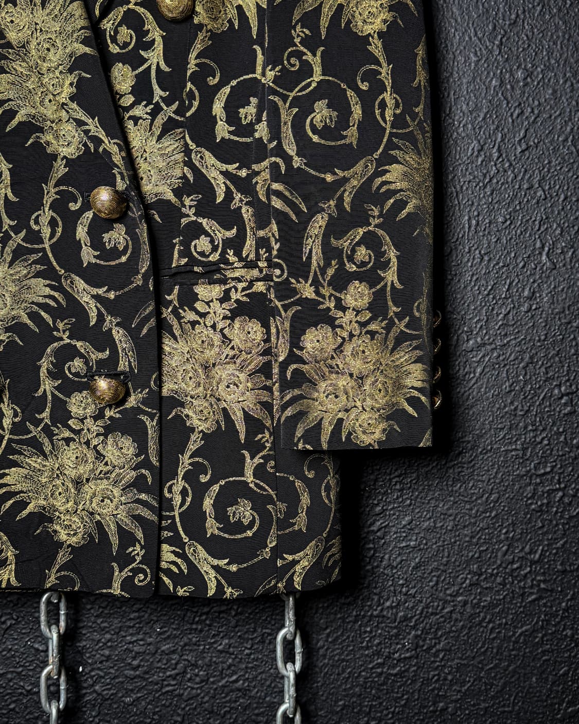 J&R – Gold Jacquard Double Breasted Jack 상품이미지8