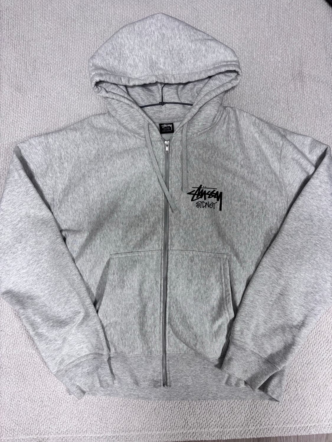 스투시 시드니 후드집업 그레이 XL 상품이미지1