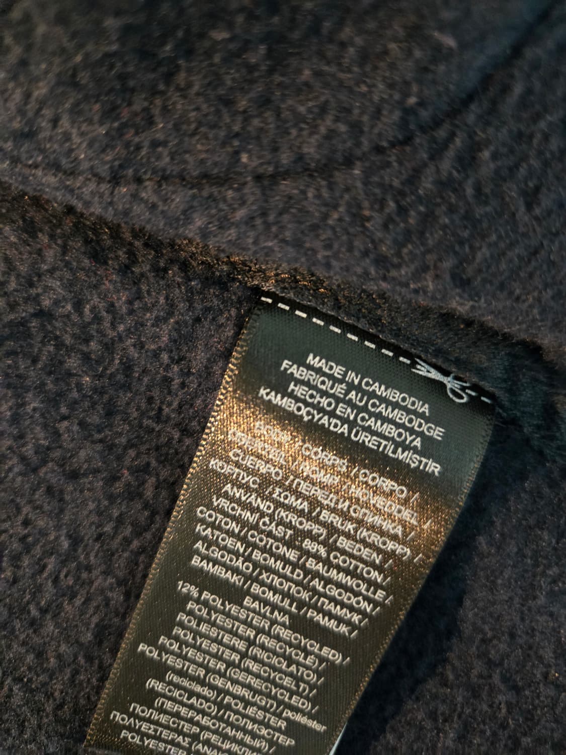 RRL 프린트 인디고 플리스 베스트 상품이미지6