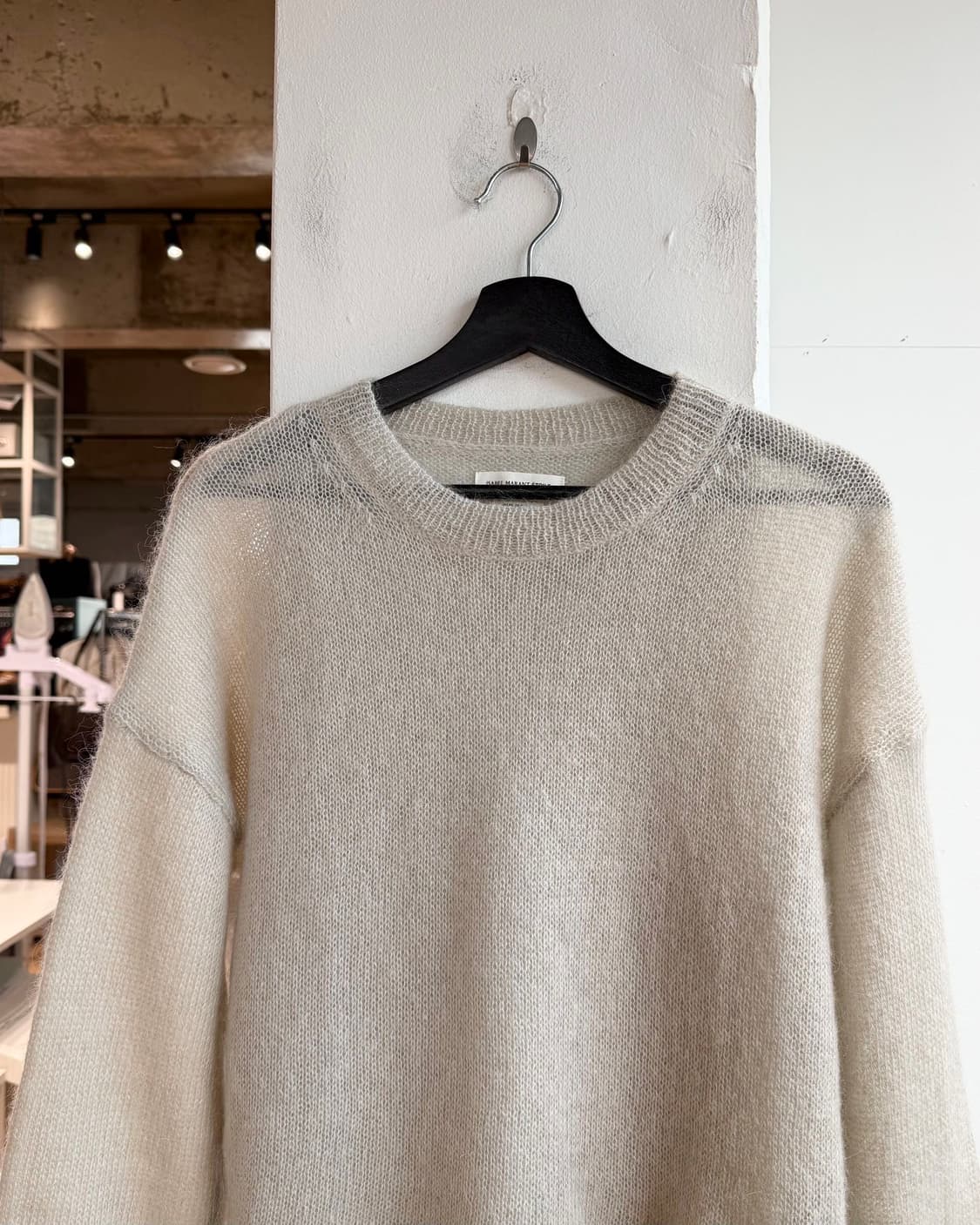 이자벨마랑 아이보리 모헤어혼방 니트  상품이미지3