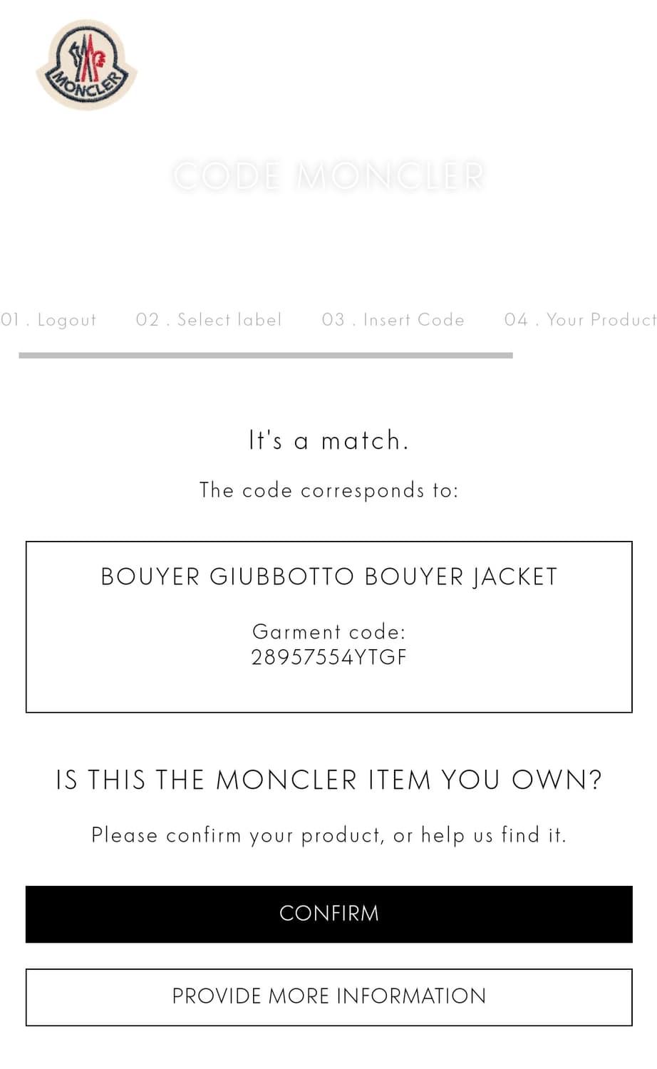 몽클레어x지니어스 빅와펜 바람막이(다크올리브,3) 상품이미지8