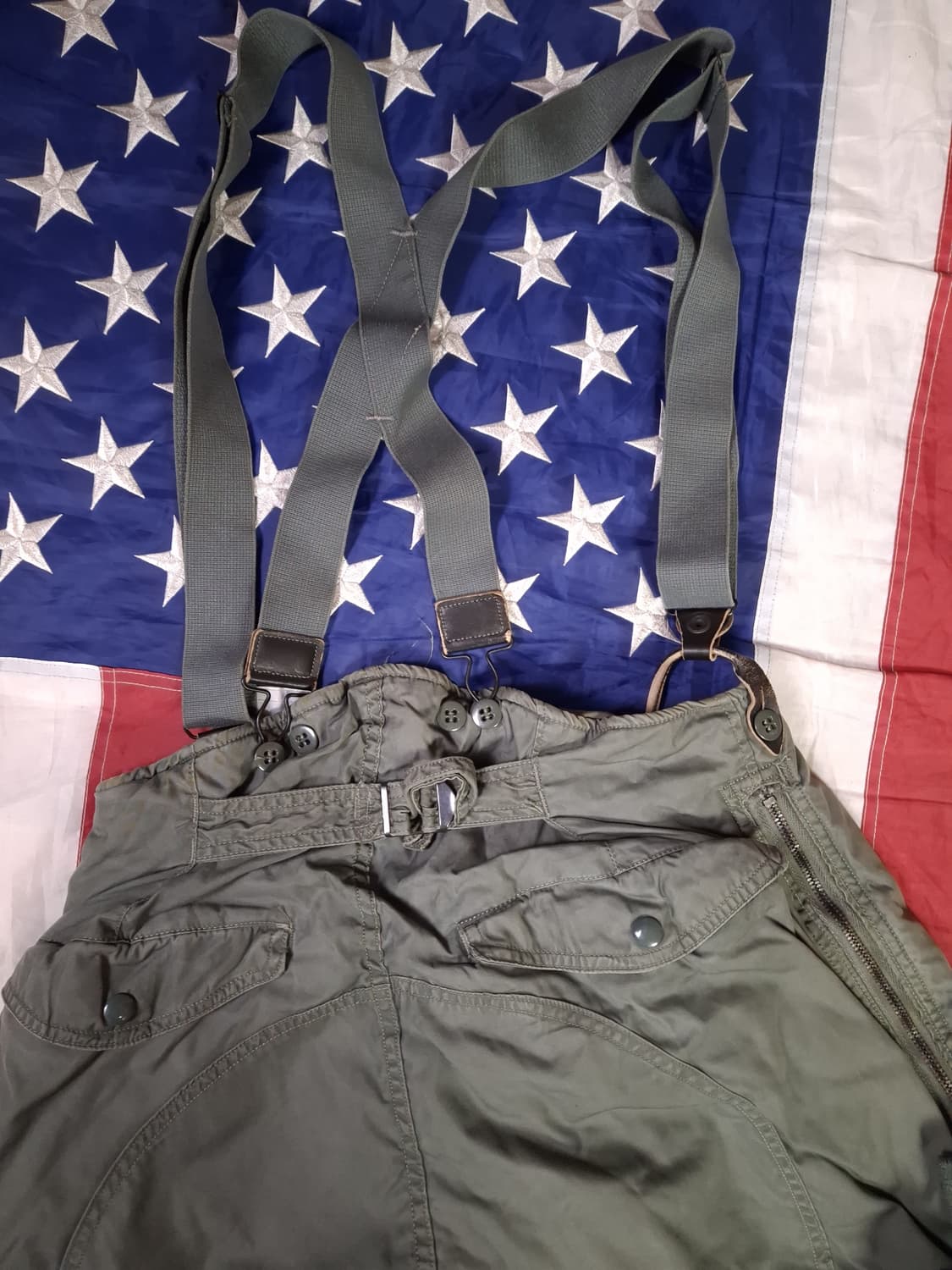 오리지날 70's 미공군 F-1B 울 방한 항공 트러우저 상품이미지6