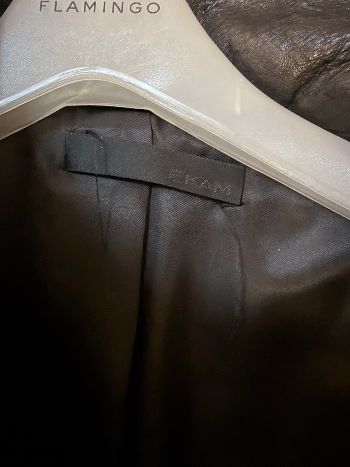 ekam 카우 레더 자켓 상품이미지5