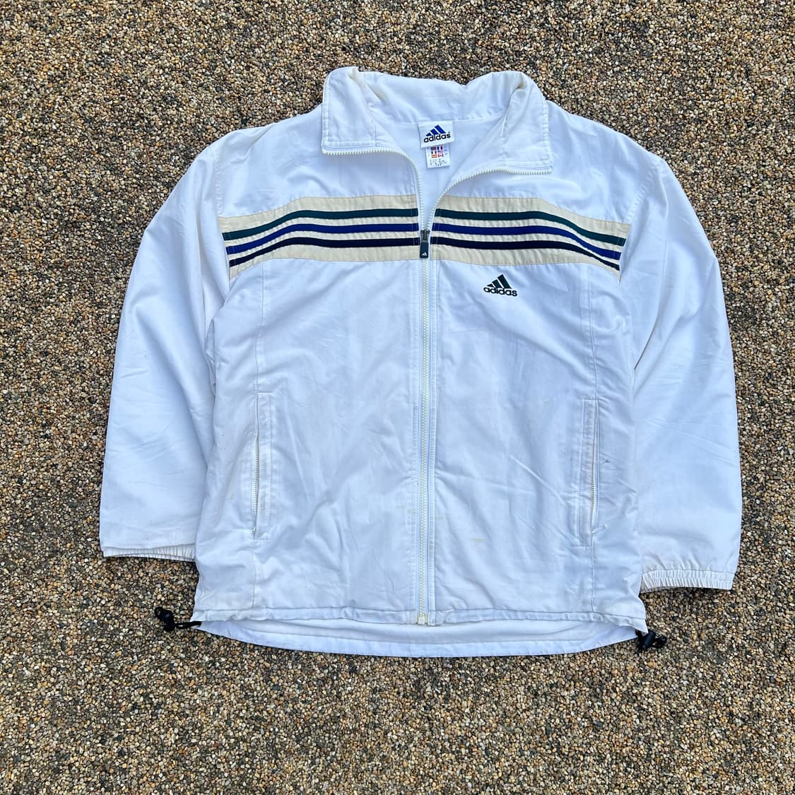 아디다스(ADIDAS) 올드스쿨 화이트 바람막이 자켓 상품이미지1