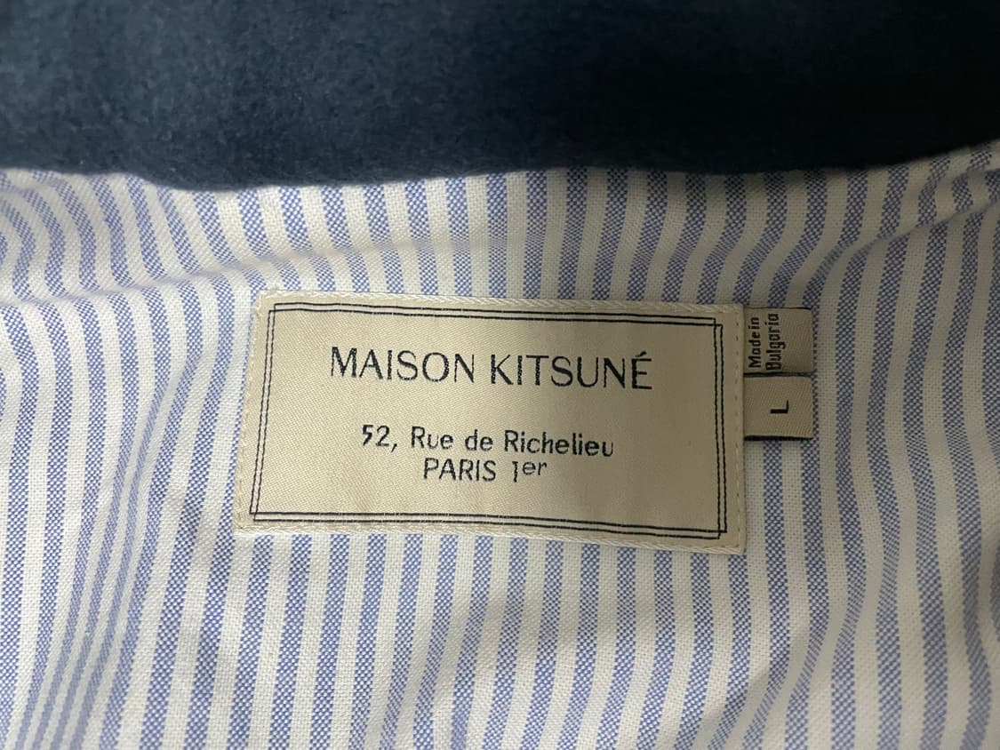 [L] 메종키츠네 15fw 국뽕 테디 바시티자켓 상품이미지7