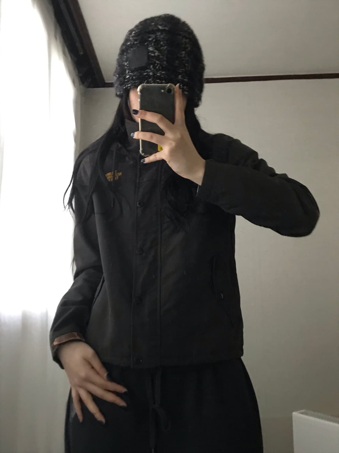 노페 카키브라운 바람막이 상품이미지1