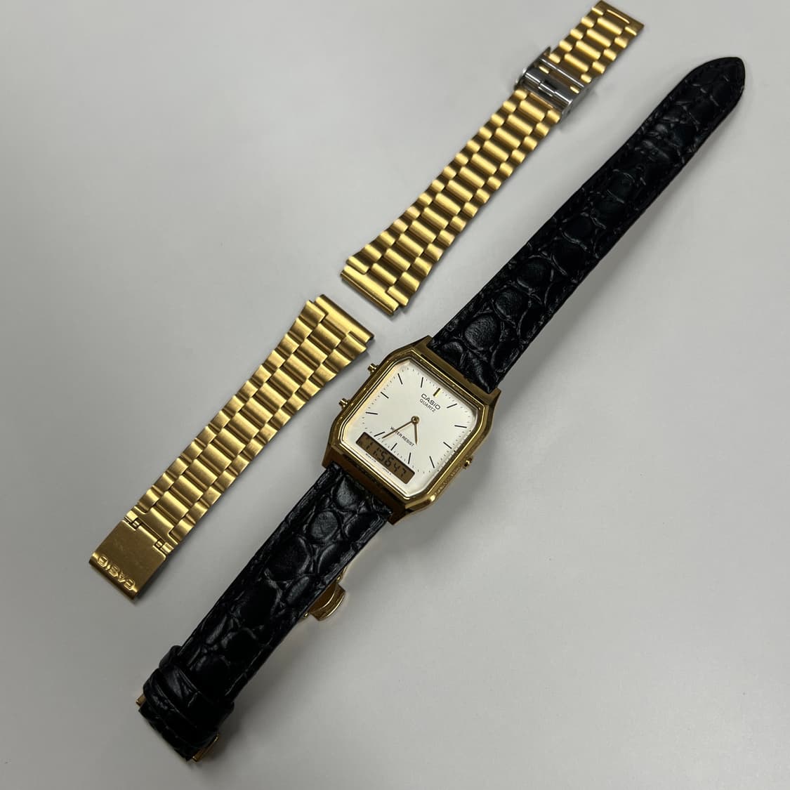 카시오 AQ-230 / Black & Gold edition 상품이미지4