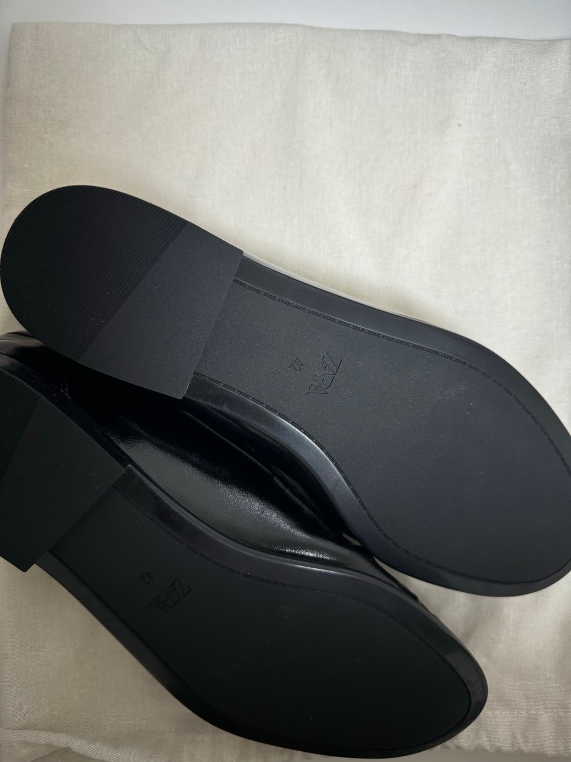 새상품) zara 자라 소프트 셔링 로퍼 상품이미지3