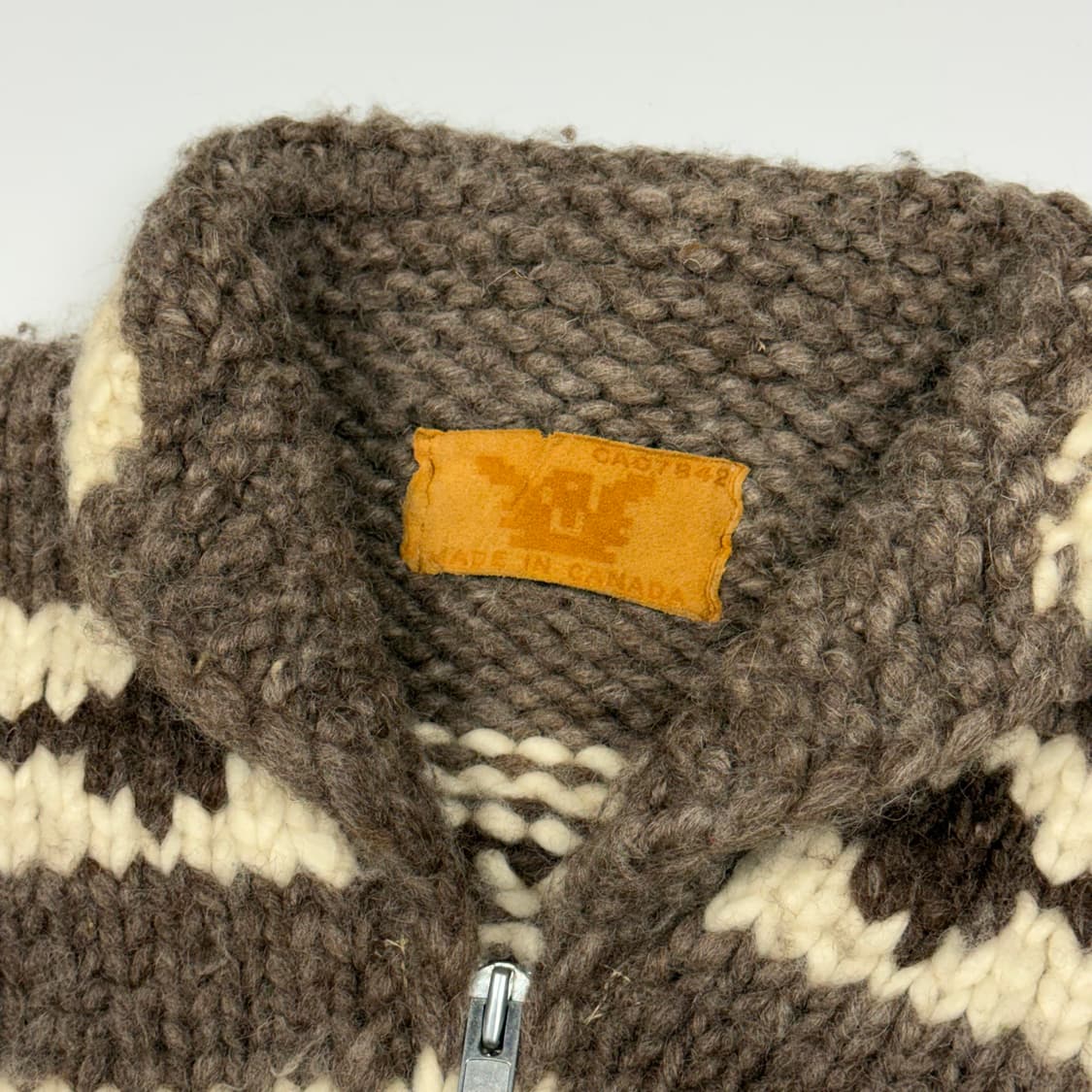 (105) 빈티지 캐나다 디어 헤비울 코위찬 가디건 상품이미지6