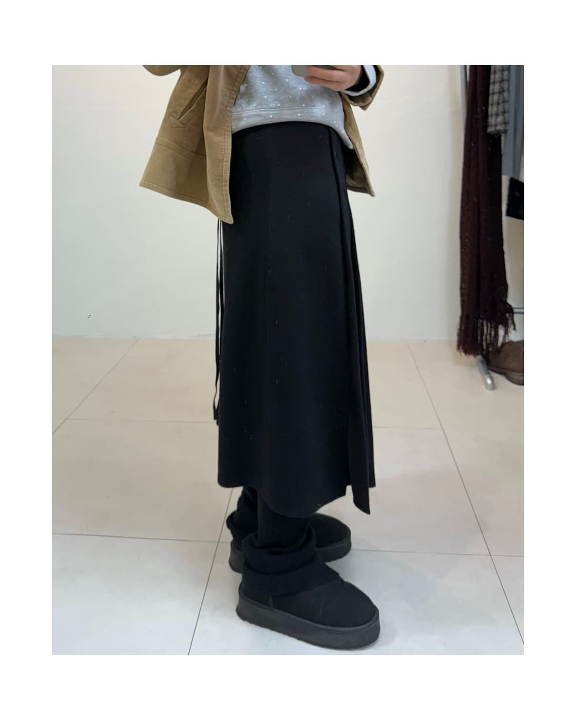 빈티지 플리츠 울 스커트(개인결제창) 상품이미지2