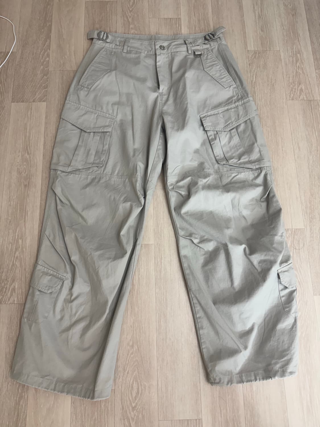 [XL]플레이버리즘 빈티지 카고팬츠 베이지 상품이미지4