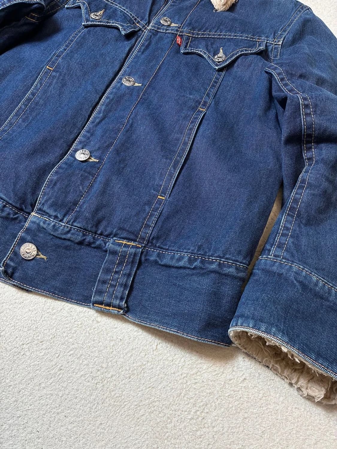 리바이스 00's 타입원 쉐르파 트러커 데님 자켓 PN7333 상품이미지4