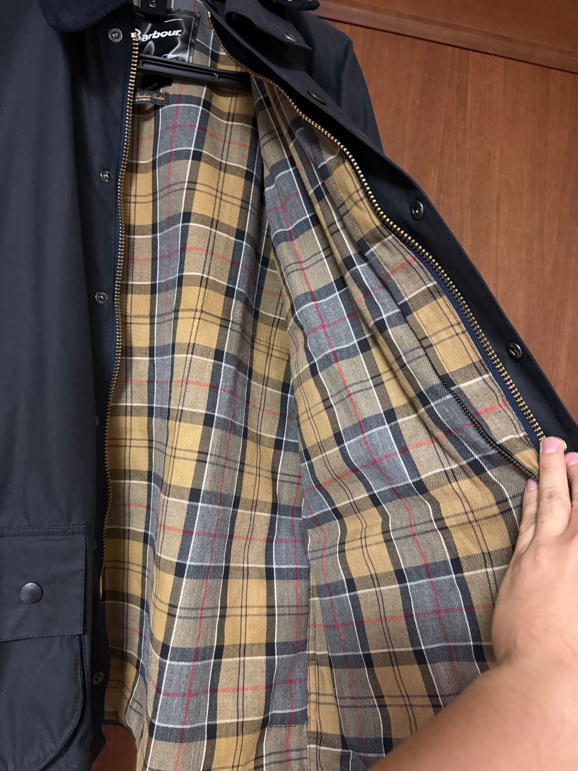 바버 뷰포트 네이비 40사이 판매(상태극상) 상품이미지4