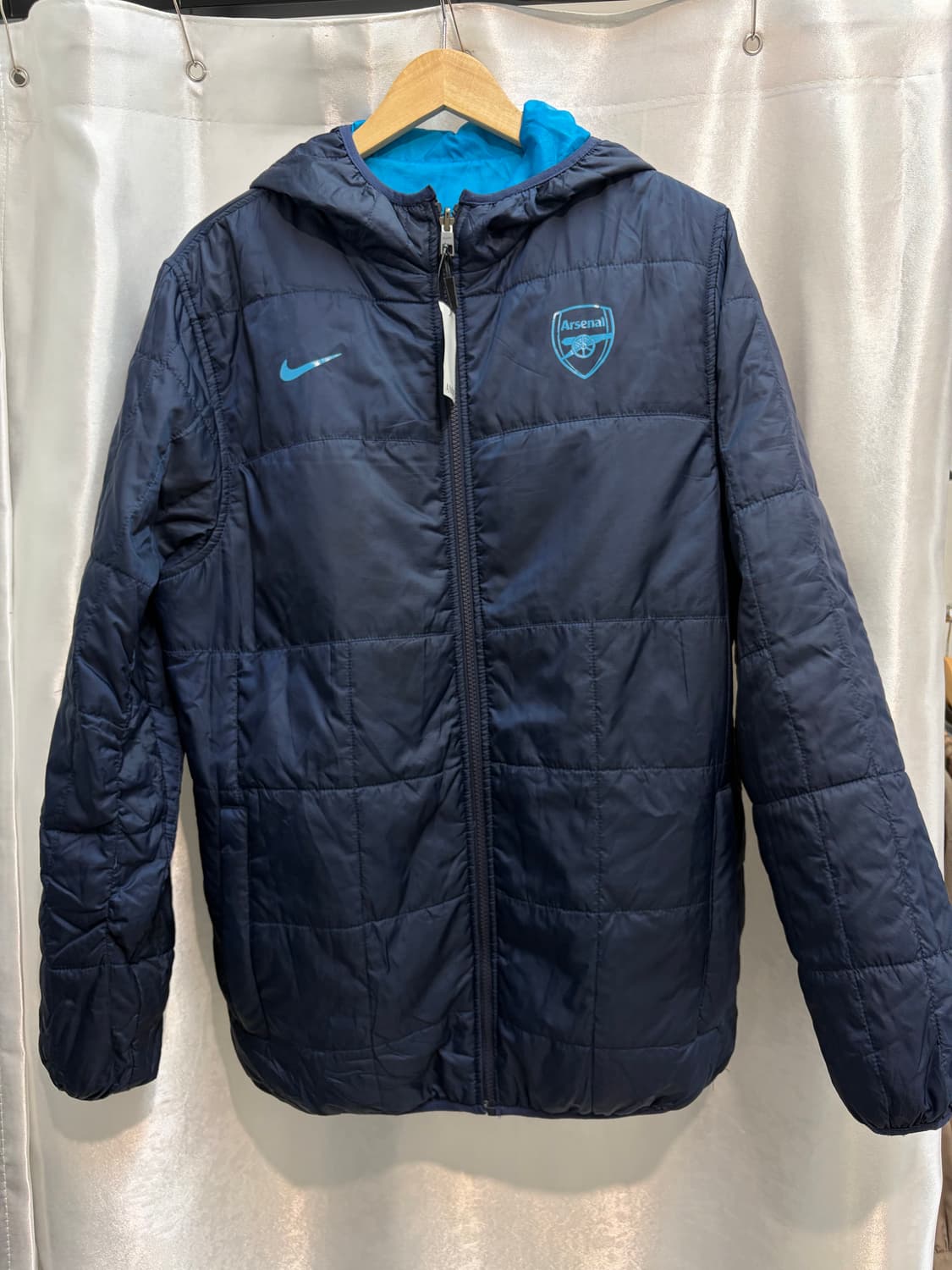 나이키 아스날 리버시블 경량 점퍼 블루 상품이미지6