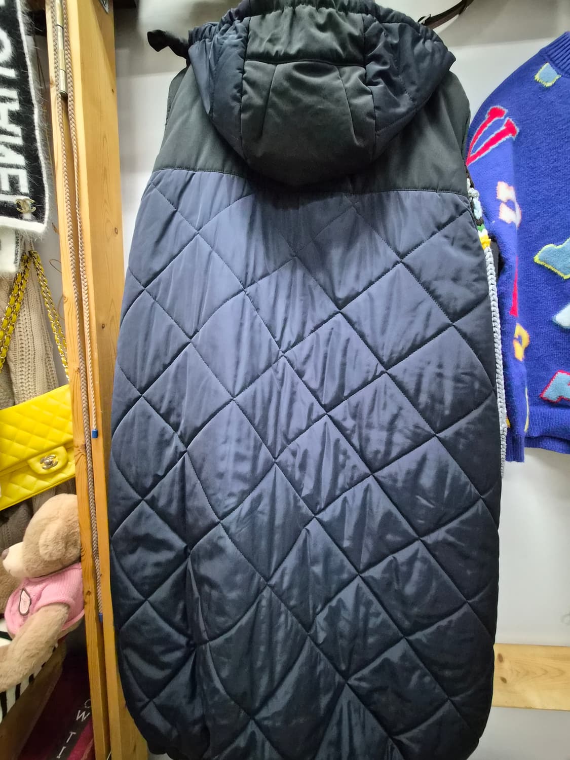 편집샾 구스 다운 롱패딩 베스트 상품이미지6