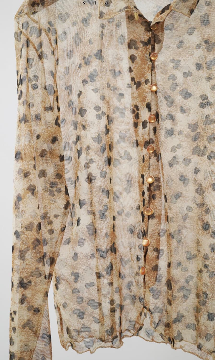 vintage women's leopard shirts 상품이미지3