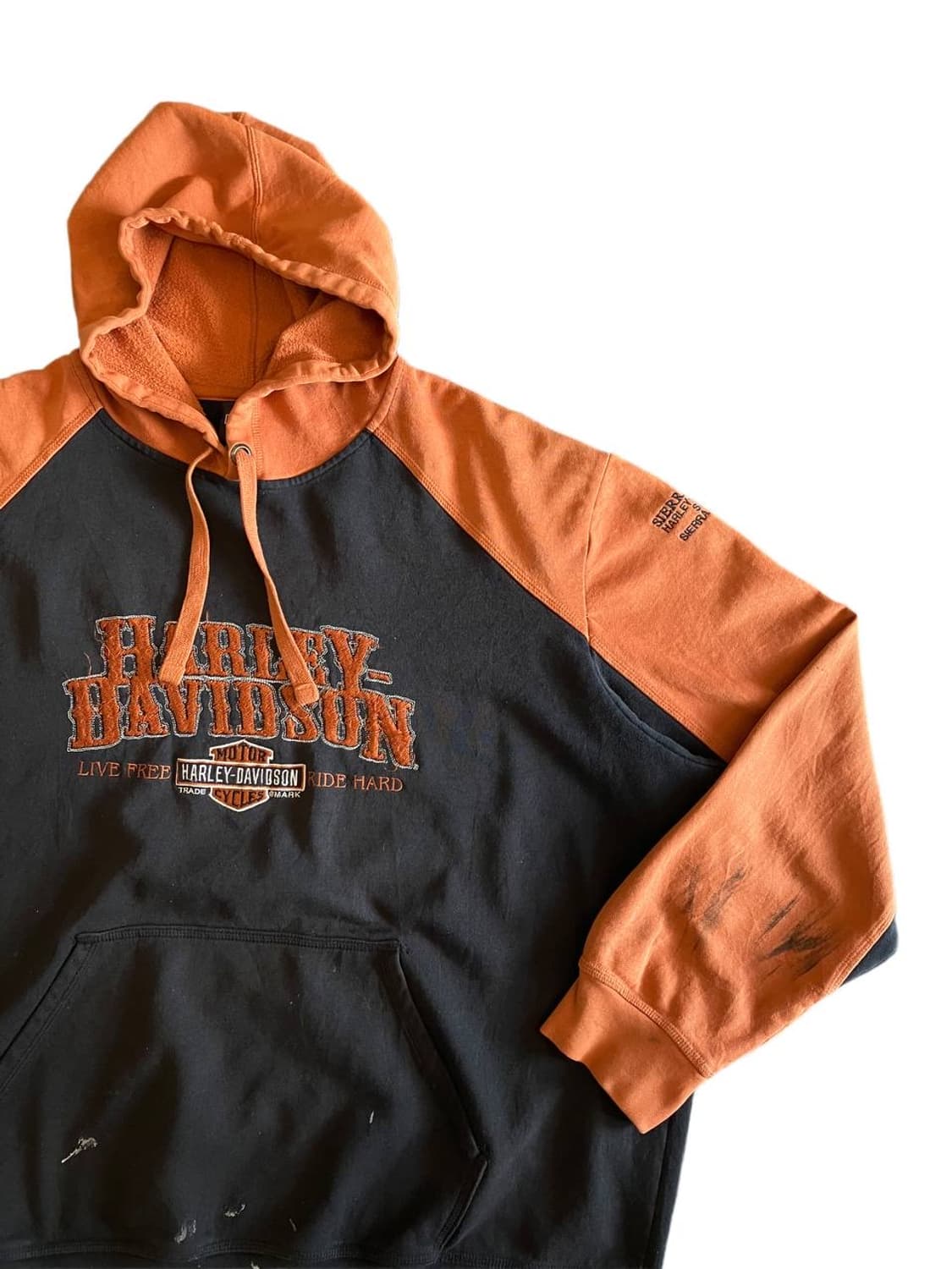 Harley Davidson two tone sweat hoodie 상품이미지3
