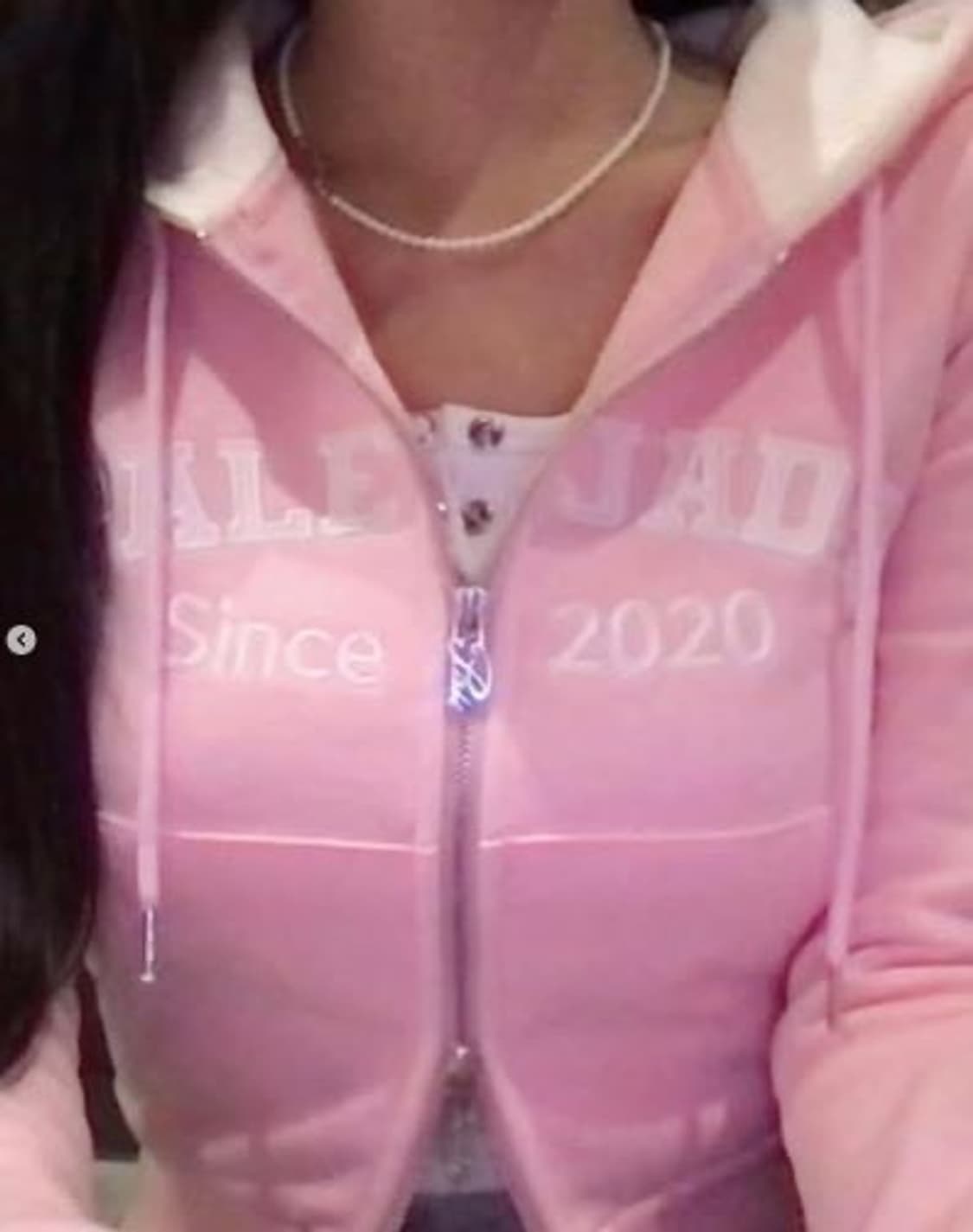 페일제이드 레트로 패치 후드집업 베이비핑크 m 상품이미지2