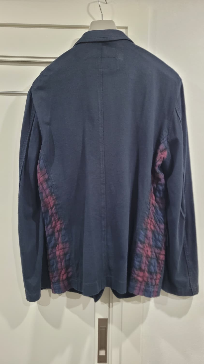 꼼데가르송 옴므 체크 블럭 자켓 상품이미지3