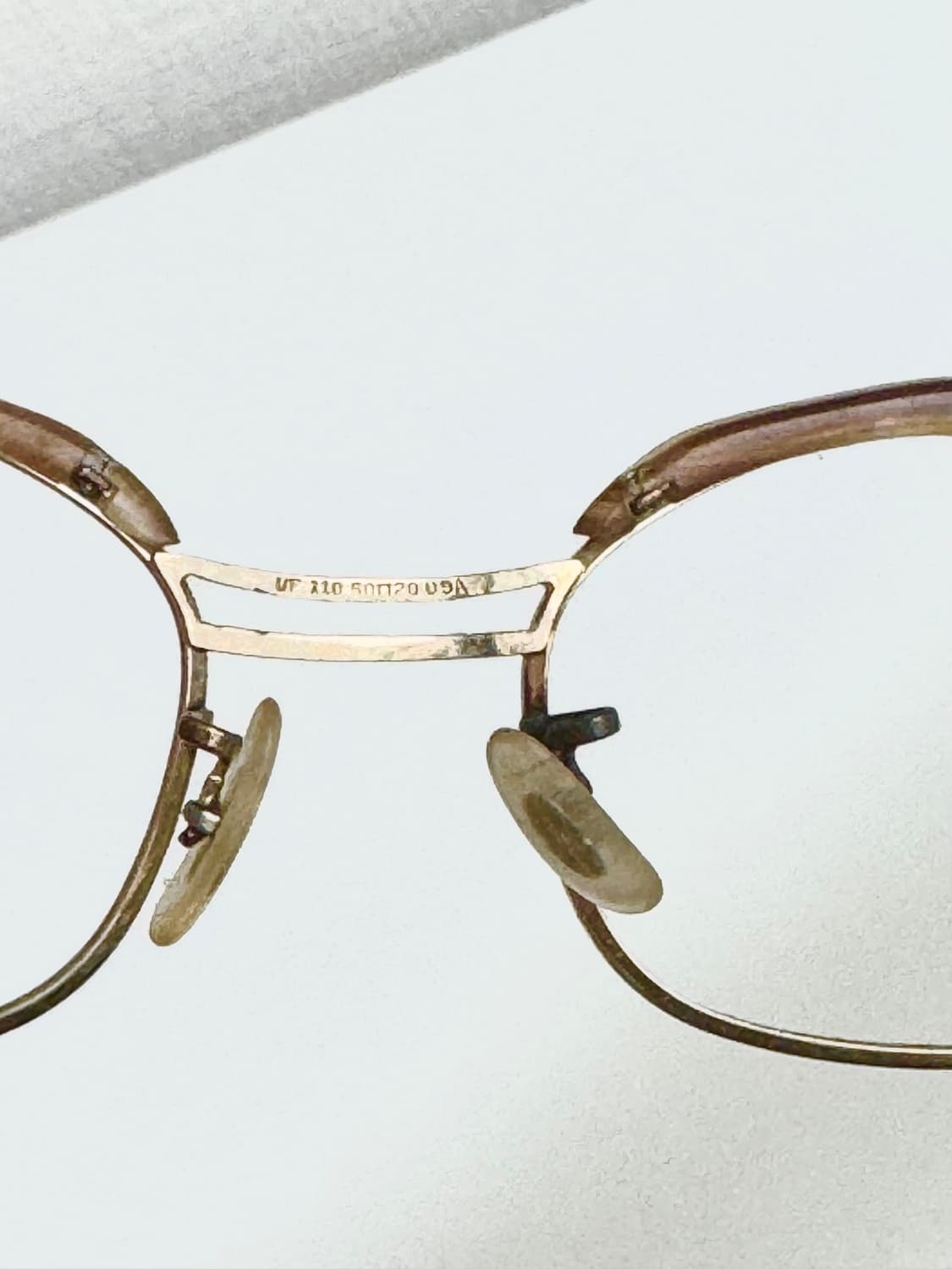 USA Univis 514 금테 안경 (50ㅁ20) 상품이미지5