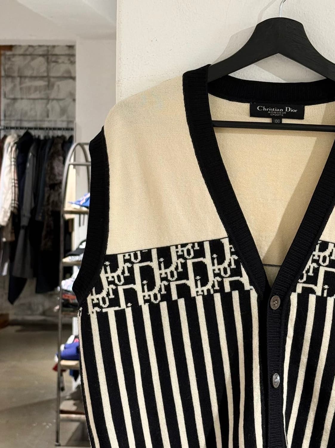 크리스찬 디올 몬슈어 스포츠 오블리크 니트 베스트 상품이미지2